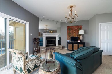 Two big sliders provide lots of gorgeous natural light in this space!