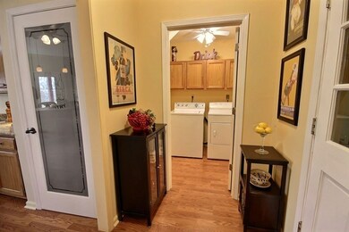 Notice the unique pantry door!