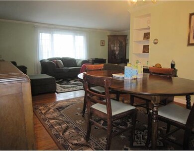 Dining Room. note the built ins in the wall