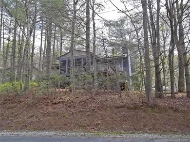 Side view from road