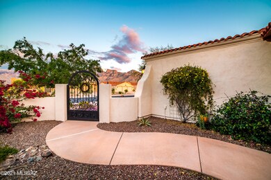 Beautifully Gated Front Entry