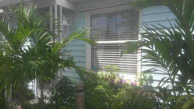 blue front window