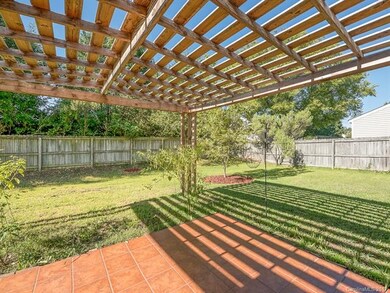 Backyard with Pergola for welcomed shade!