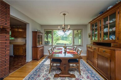 The living room has plenty of room for your dining