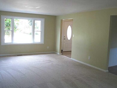 Living Room. Living room off foyer with large wind