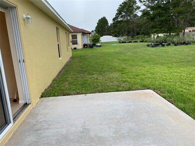 Patio facing west