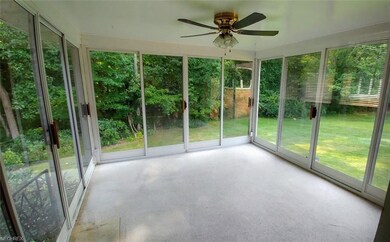 The elevated Florida room provides a panoramic vie