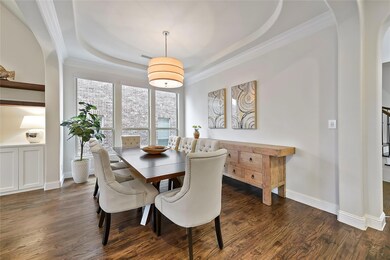 Check out this gorgeous Open dining room complete 