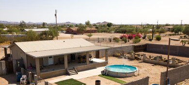 Aerial of Backyard