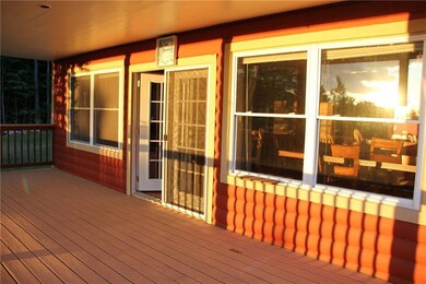 Sunset glow on the deck! Happy hour!!