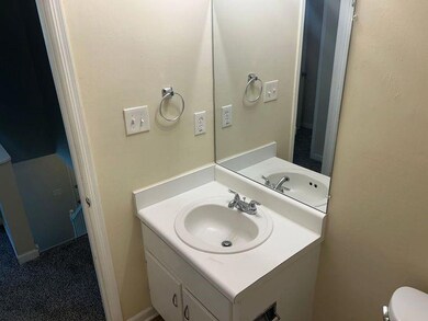 powder room on main floor off front entry
