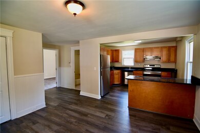 Kitchen and dinning or living room