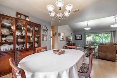 An impressive 12' x 12' formal dining room