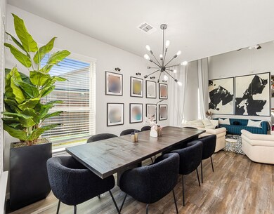 Open floor plan - Dining area, Living room and kit