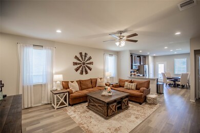 Nice flow and wall space in this room offers multiple options for furniture placement.