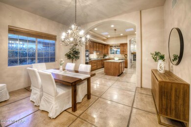 Open plan dining room