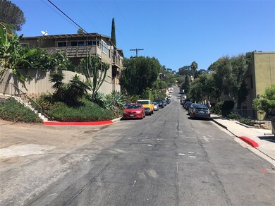Street Scene, Condominium Project to the right