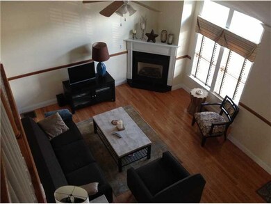 Living Room. Looking down from the loft.