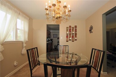 This is the spacious formal dining room showing th