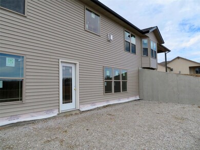 Concrete patio planned for access to walkout basem