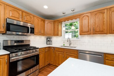 Kitchen appliances included.