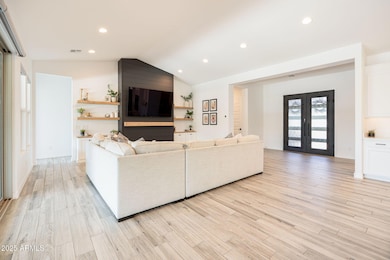 great room and grand entrance