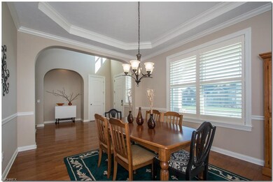 Dining Room features plantation shutters