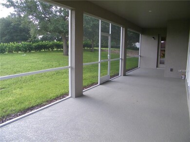 Covered and screened lanai
