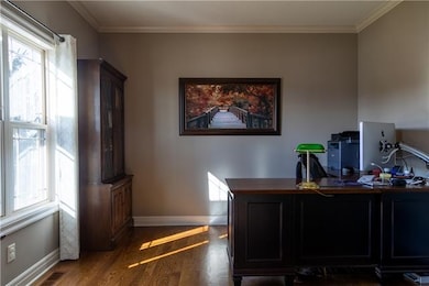 Beautiful home office, located just off the Entry 