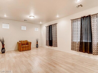 Living Room with NEW laminate flooring!