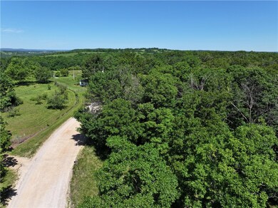 Drone view of road looking to the north