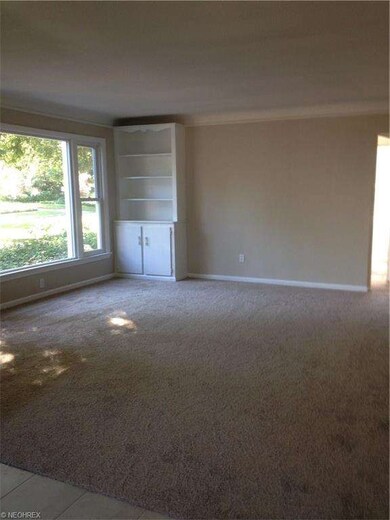 Living Room with built-in