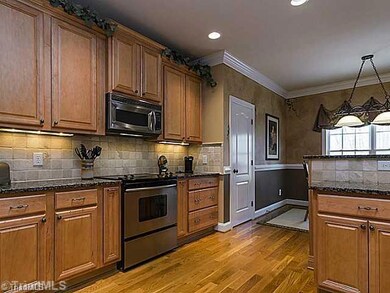 Kitchen. Kitchen with granite counter tops, stainless steel appliances.