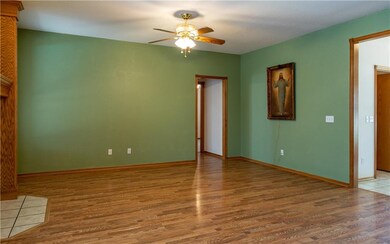 Living room - from dining/kitchen area