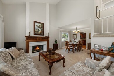 Living Room flows into Dining Room