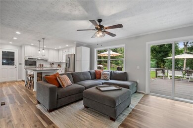 Ceiling fans in home.