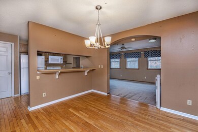 Dining off living room