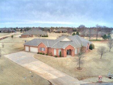 Gorgeous home with beautiful trees and landscaping!