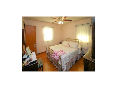 Master bedroom has great hardwood floors!