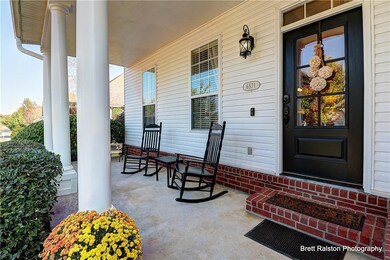 Oversized front porch.