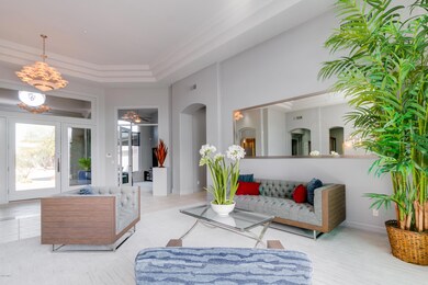 Grand Front Entry & Living Room