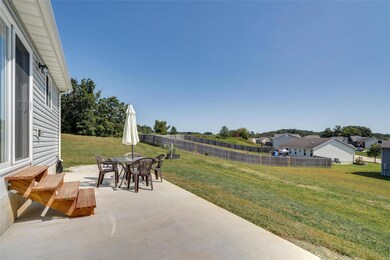 Nice sized patio for all your entertainment needs.