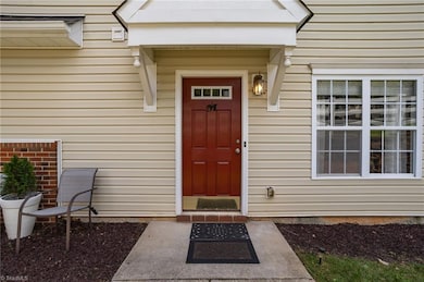 Side entry with covered porch