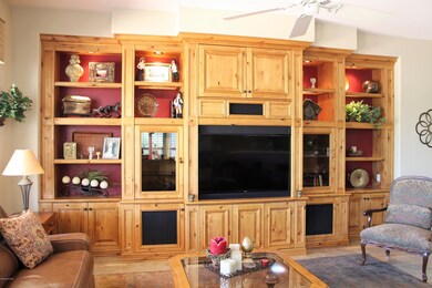 Hickory Media Wall.Custom