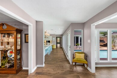 Views of the pool the minute you walk in.