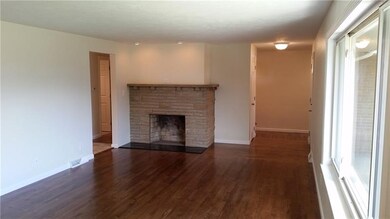 Log burning fireplace with space for that Flat scr