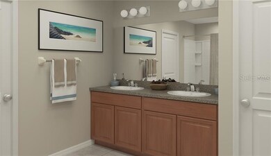 Master Bath - Image of furnished model