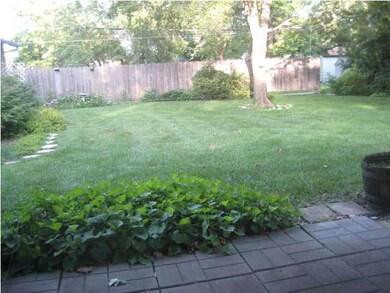 What a great view of the back yard out the living 
