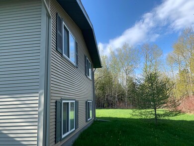 Along East Side of House