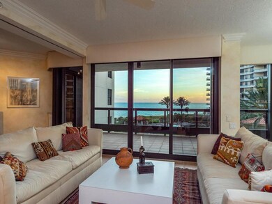 Sunset view from living room.